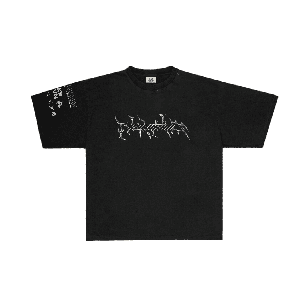 Y2K CHROME OVERSIZED TEE