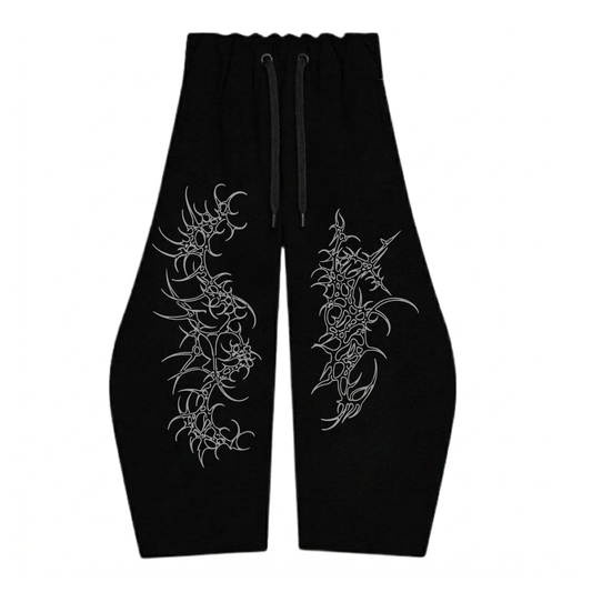 BLACK ICE BARREL PANTS