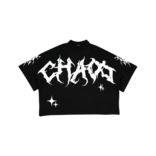 CHAOS CROPPED TEE