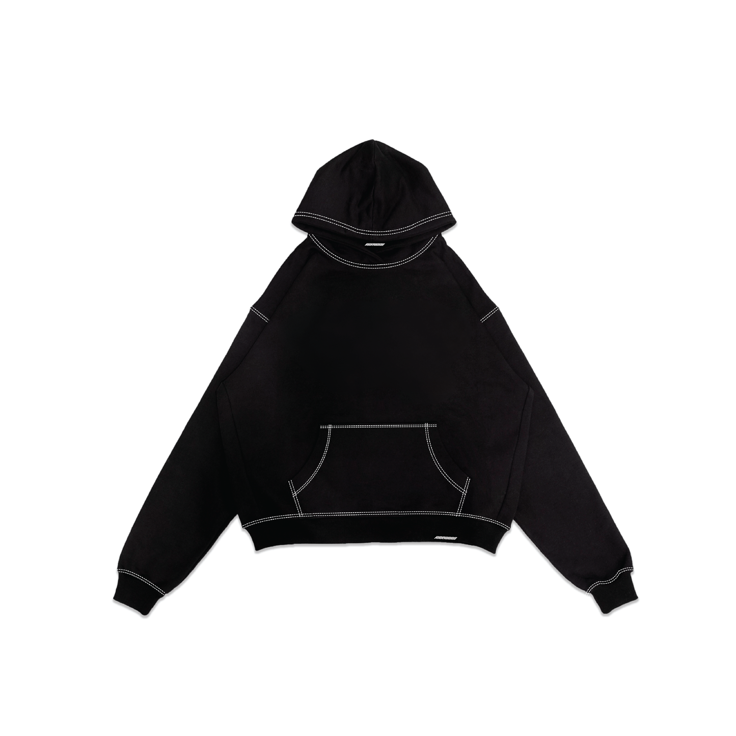 CONTRAST SEAM OVERSIZED HOODIE