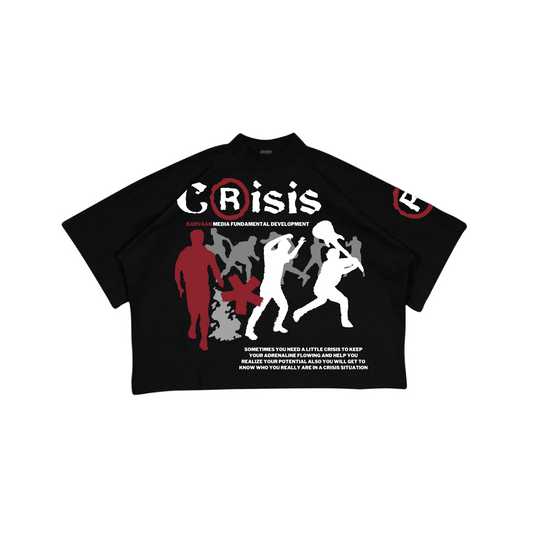 CRISIS CROPPED TEE