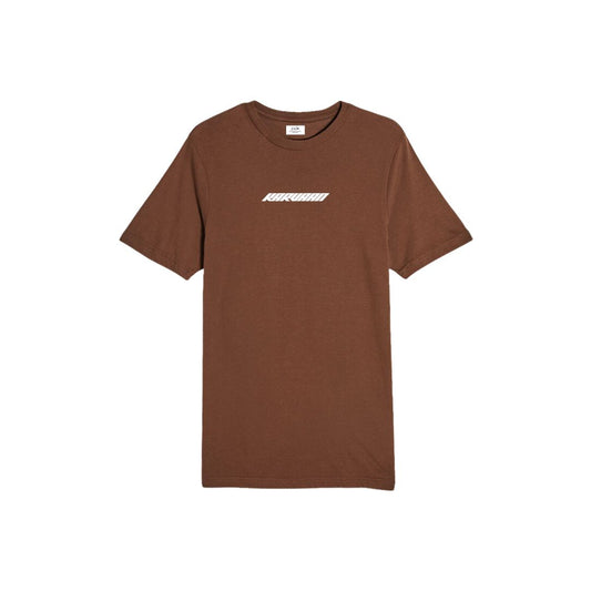 BROWN REGULAR FIT TEE