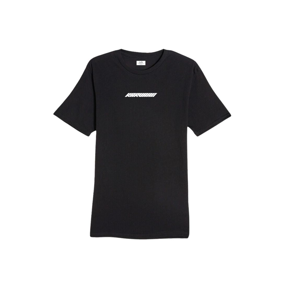 BLACK REGULAR FIT TEE