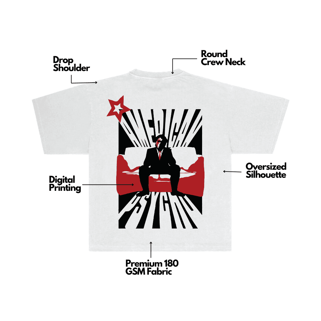 AMERICAN PSYCHO OVERSIZED TEE