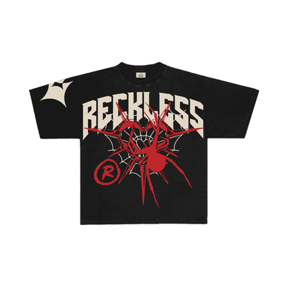 RECKLESS OVERSIZED TEE (BLACK)