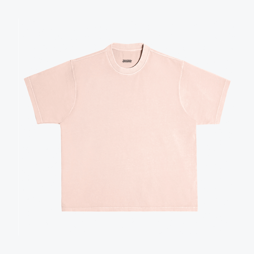 TEA PINK BOXY FIT TEE