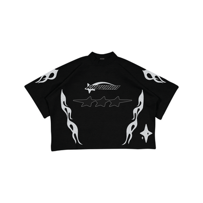 Y2K WAVE CROPPED TEE