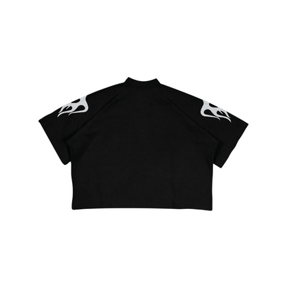 Y2K WAVE CROPPED TEE